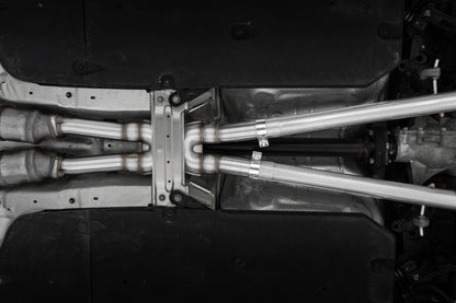 MBRP Stainless Steel 2.5" Active Cat-Back Exhaust - Quad Outlet | 2022+ Kia Stinger (S4708304)