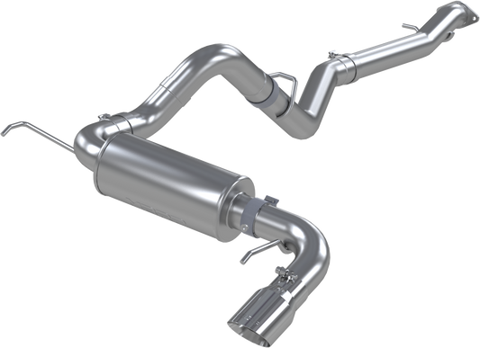 MBRP 3-Inch Armor Lite Street Profile Single Rear Exit Cat-Back Exhaust with Stainless Steel Tip | 2021 - 2022 Ford Bronco (S5235AL)