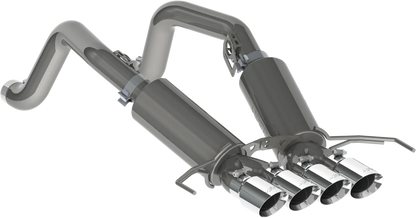 MBRP Stainless Steel 3" Axle-Back w/ Quad Tips | 2014 - 2019 Chevrolet Corvette (S7030)