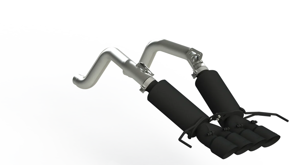 MBRP Stainless Steel 3" Axle-Back w/ Quad Tips | 2014 - 2019 Chevrolet Corvette (S7030)