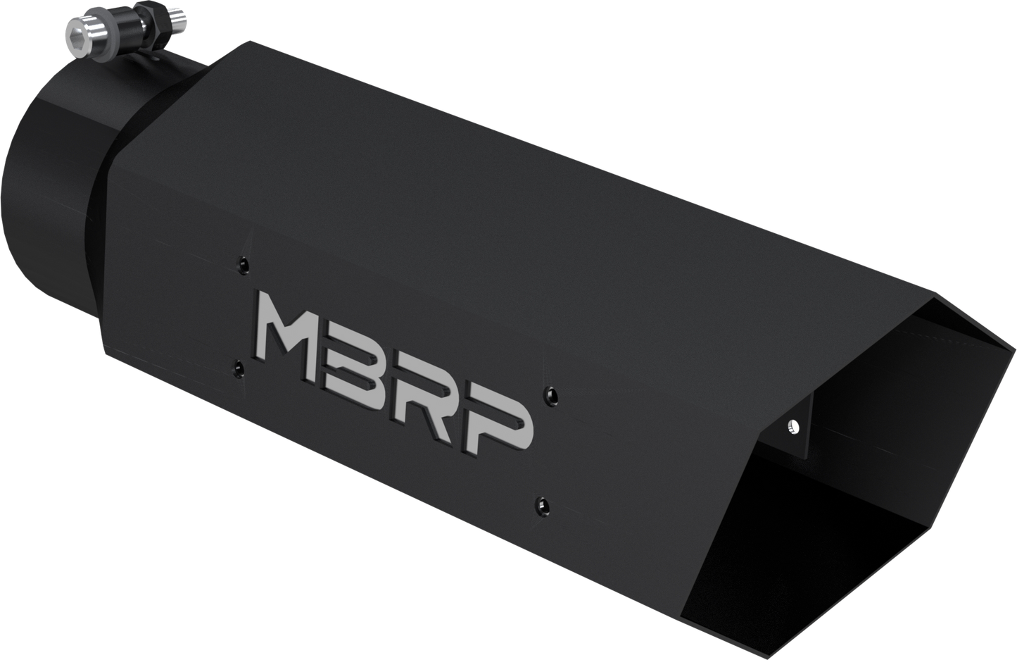 MBRP Single Wall Hex Angle Cut 5-Inch Outlet | Universal (T5164BLK)