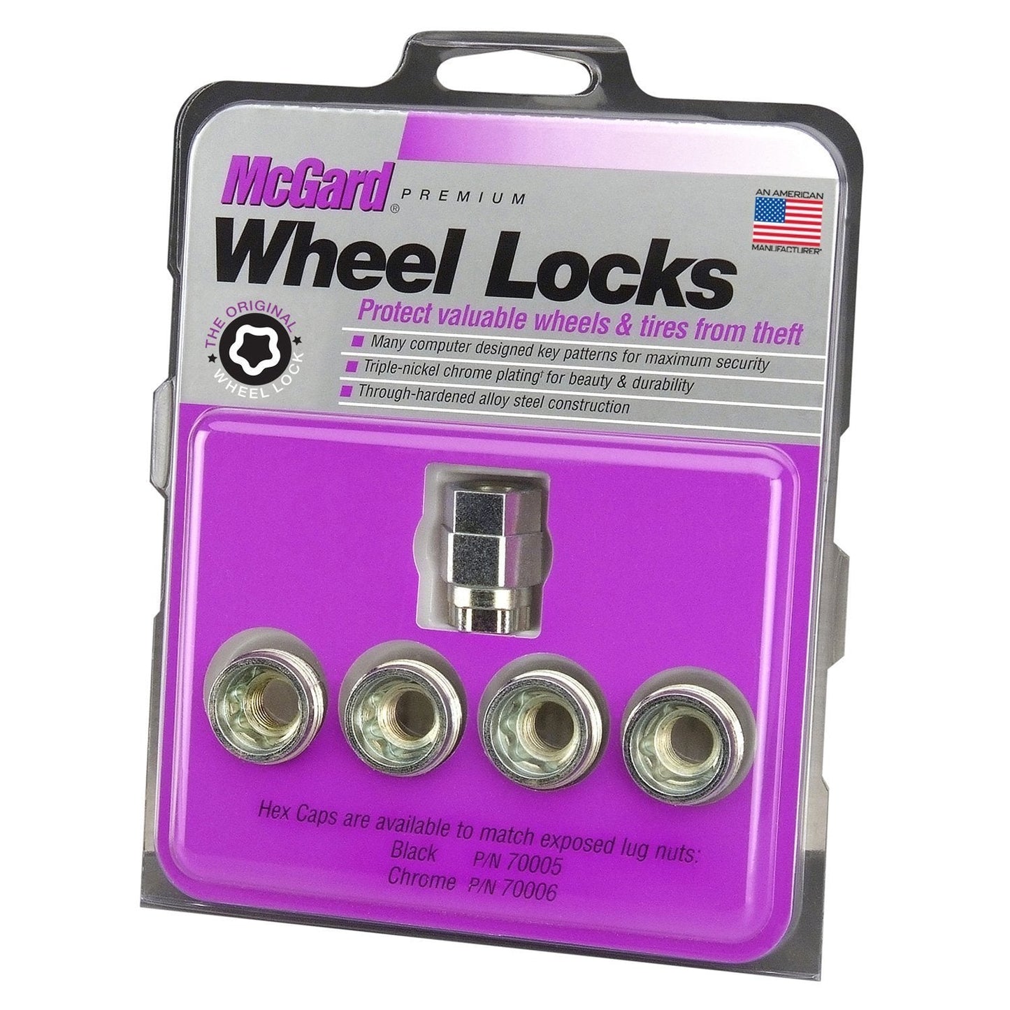 McGard Cone Seat Under Hub Cap Style Wheel Locks (24012)