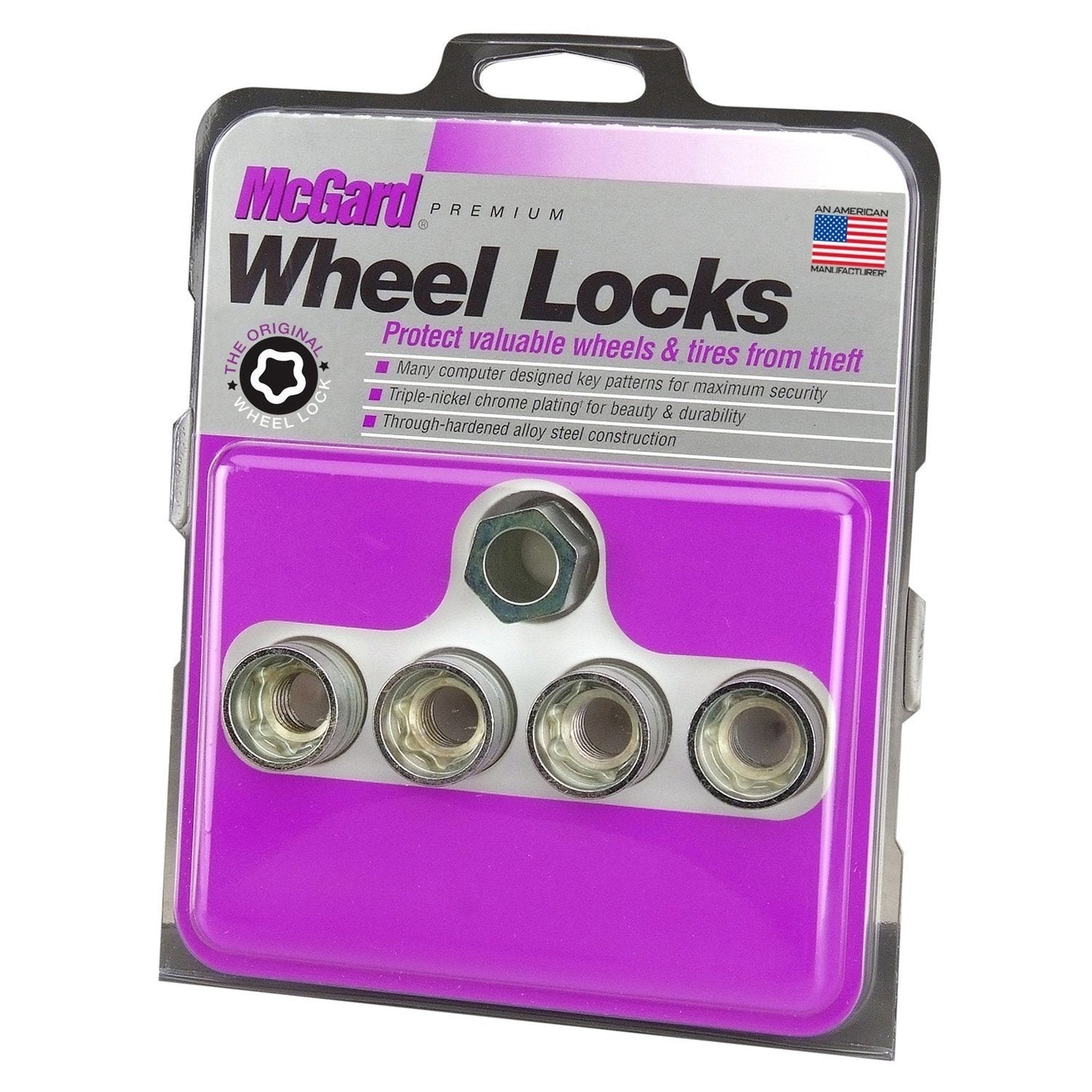 McGard Cone Seat Under Hub Cap Style Wheel Locks (24014)