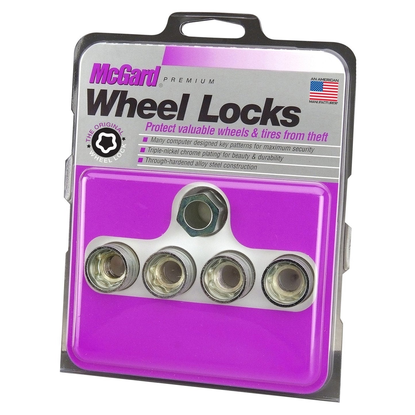 McGard Cone Seat Under Hub Cap Style Wheel Locks (24024)