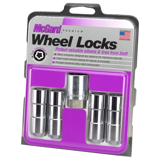 McGard 9/16-18 Chrome Cone Seat Exposed Style Wheel Locks / 2.50 OAL (24134)