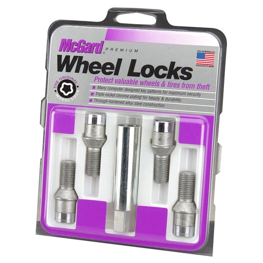 McGard Tuner Style Cone Seat Wheel Lock Bolts / Chrome (27192)