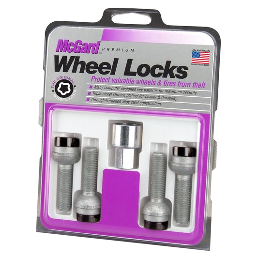 McGard Radius Seat Style Wheel Lock Bolts / Black (28317)