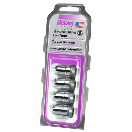 McGard Tuner Style Cone Seat Lug Nuts / Chrome (65357)