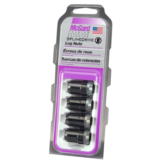 McGard Tuner Style Cone Seat Lug Nuts / Black (65357BK)