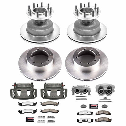 PowerStop 01-02 Ford E-450 Econoline Super Duty Front & Rear Medium Duty Caliper Kit (MDCK4233)