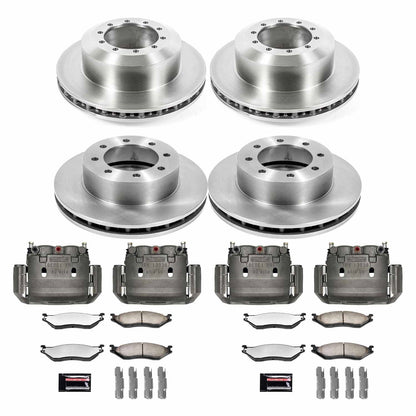 PowerStop 2002 Ford E-550 Econoline Super Duty Front & Rear Medium Duty Caliper Kit (MDCK4416)