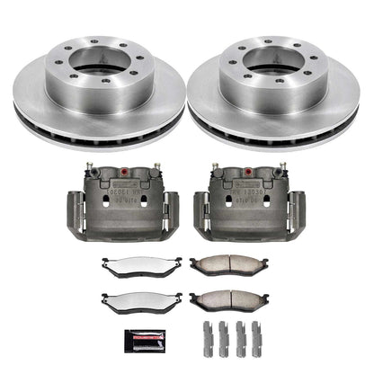 PowerStop 2002 Ford E-550 Econoline Super Duty Front Medium Duty Caliper Kit (MDCK5185)