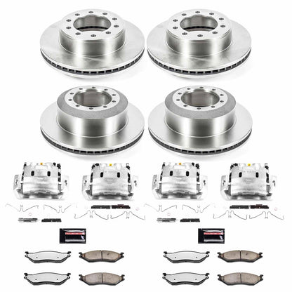 PowerStop 05-16 Ford F-450 Super Duty Front & Rear Medium Duty Caliper Kit (MDCK5965)
