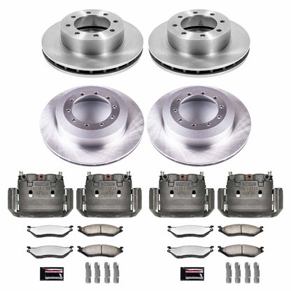 PowerStop 02-04 Ford F-450 Super Duty Front & Rear Medium Duty Caliper Kit (MDCK6408)
