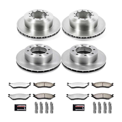 PowerStop 2002 Ford E-550 Econoline Super Duty Front & Rear Medium Duty Kit (MDK4416)