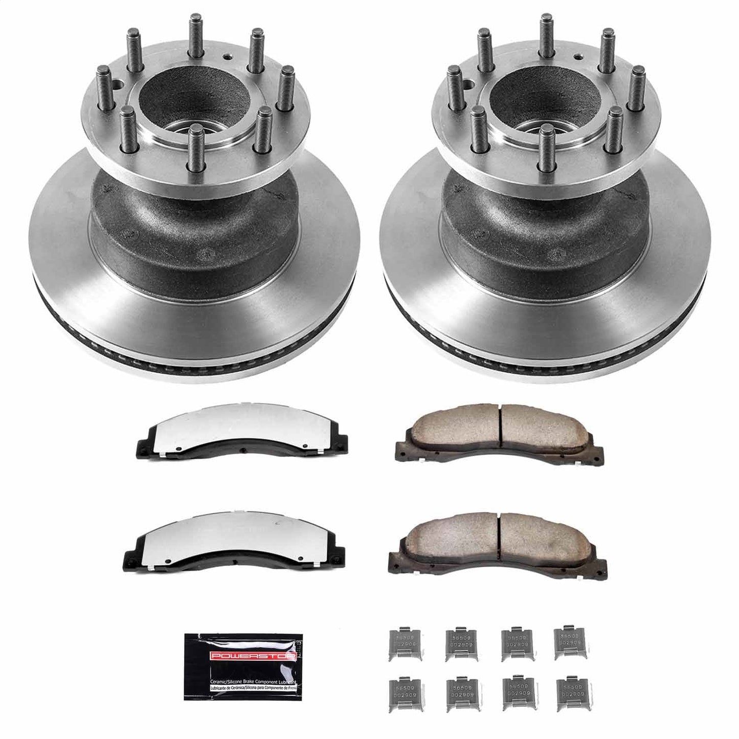 PowerStop 08-20 Ford E-450 Super Duty Front Medium Duty Kit (MDK4717)