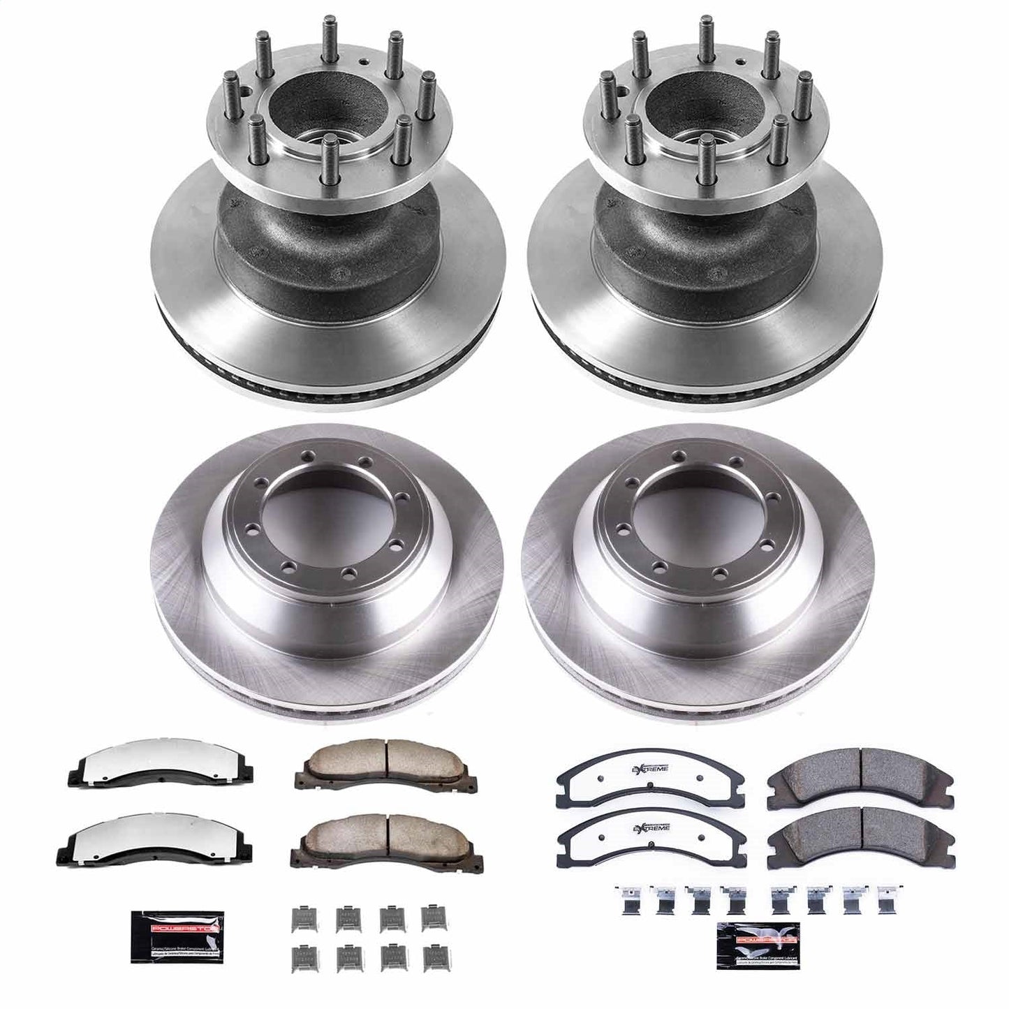 PowerStop 08-19 Ford E-450 Super Duty Front & Rear Medium Duty Kit (MDK5518)