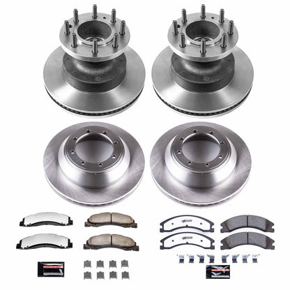 PowerStop 08-19 Ford E-450 Super Duty Front & Rear Medium Duty Kit (MDK5518)