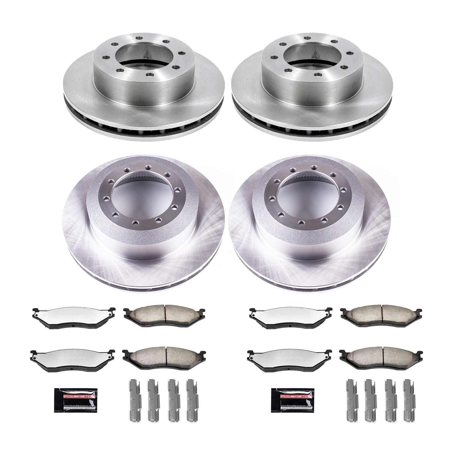 PowerStop 02-04 Ford F-450 Super Duty Front & Rear Medium Duty Kit (MDK6408)