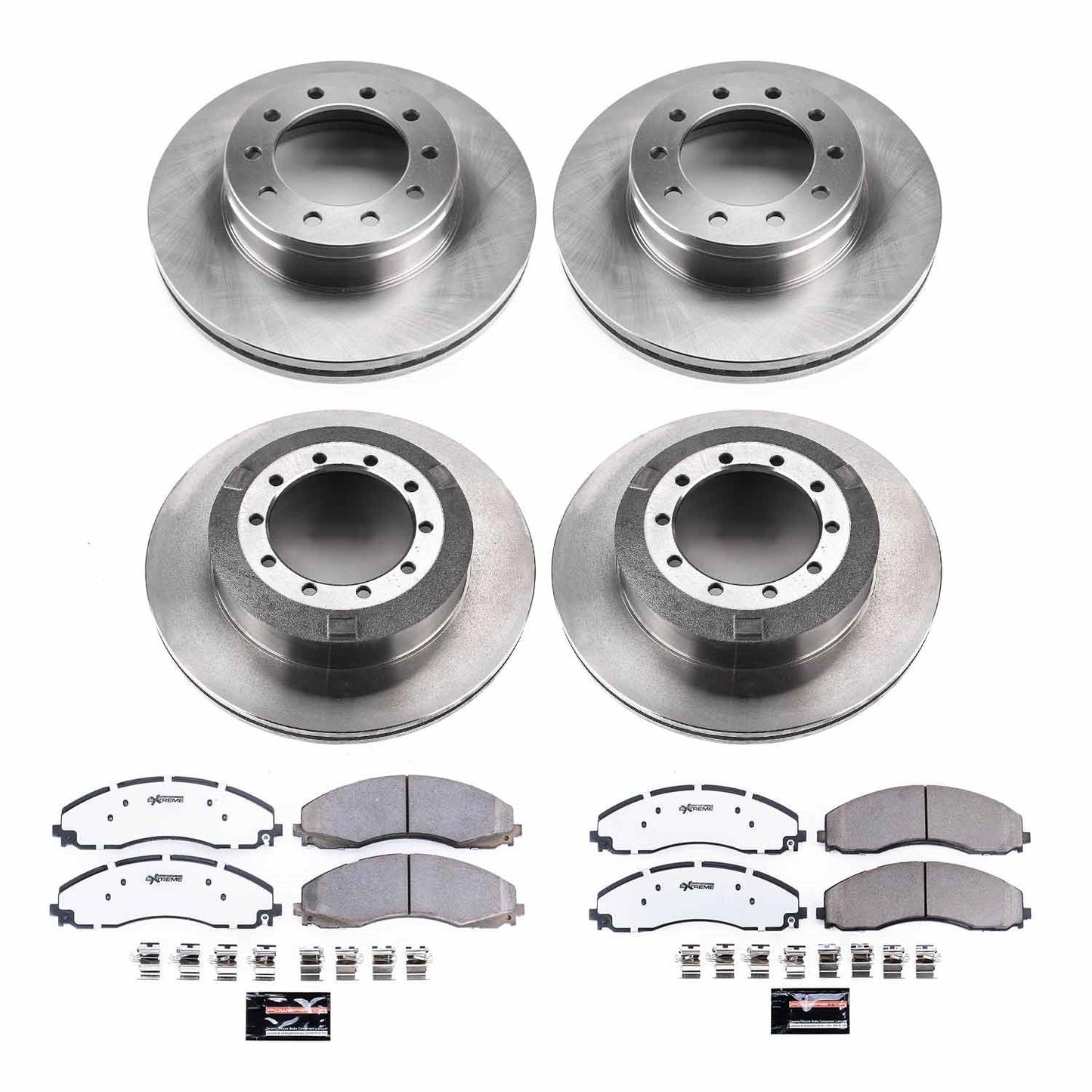 PowerStop 17-22 Ford F-550 Super Duty Front & Rear Medium Duty Kit (MDK7423)