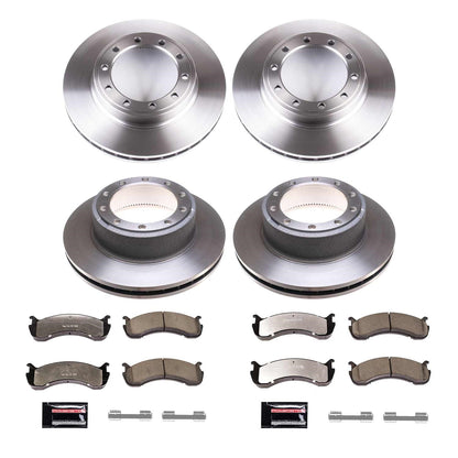 PowerStop 11-19 Ford F53 Front & Rear Medium Duty Kit (MDK8187)