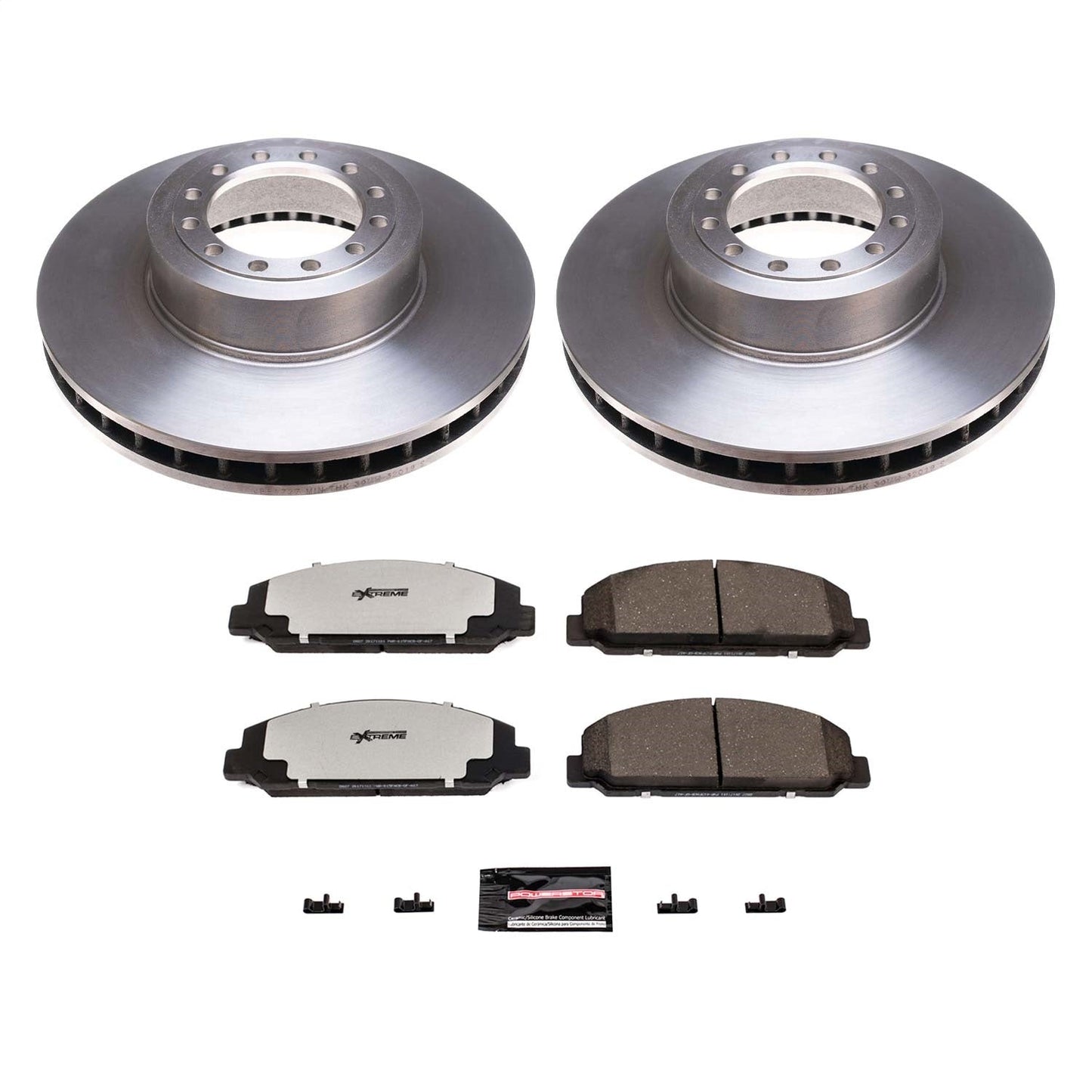 PowerStop 05-10 Isuzu NRR Front Medium Duty Kit (MDK8370)