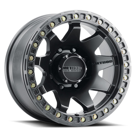 Method MR108 Beadlock Matte Black | 17x9" -44mm | 8x170mm Wheel