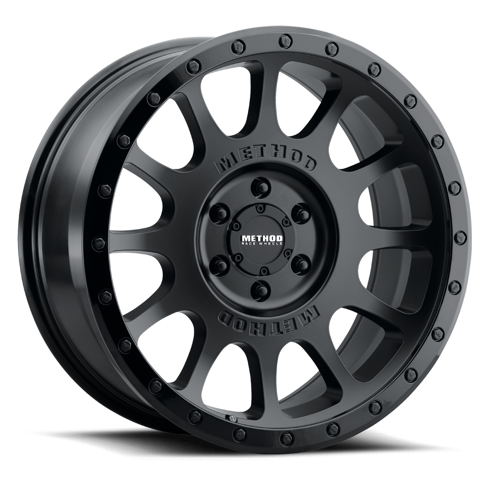(set of 4) Method MR305 NV Double Black | 18x9" +18mm | 8x170mm Wheel