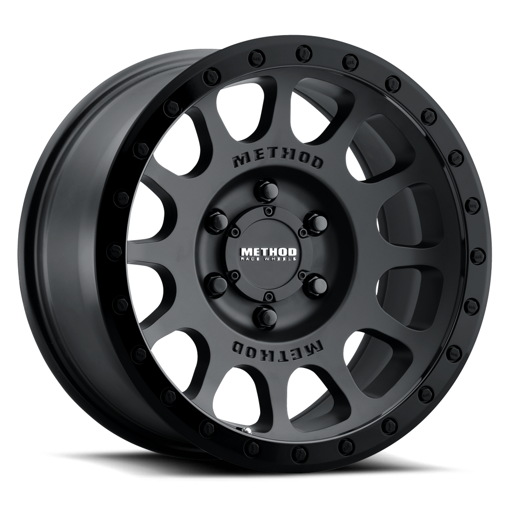 (set of 4) Method MR305 NV Double Black | 20x9" +18mm | 6x135mm Wheel