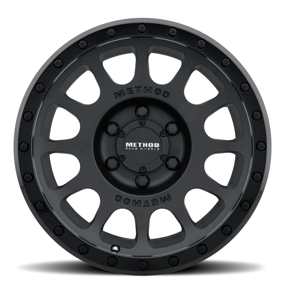 (set of 4) Method MR305 NV Double Black | 18x9" +18mm | 6x135mm Wheel