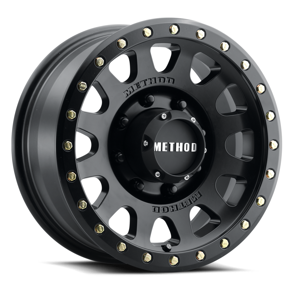 Method Wheels MR305 Matte Black | 16x7" +0mm | 8x6.5mm Wheel