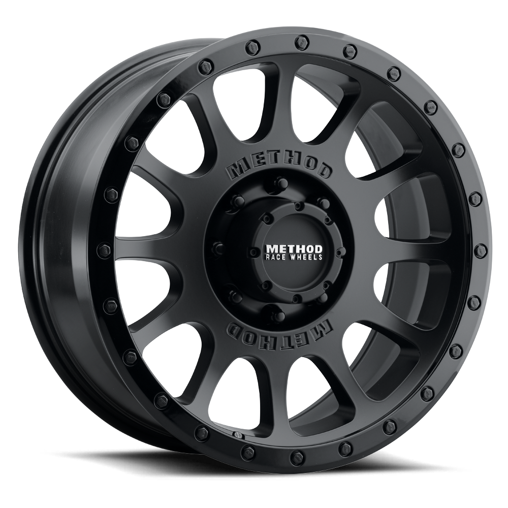 (set of 4) Method MR305 NV Double Black | 18x9" +18mm | 8x170mm Wheel