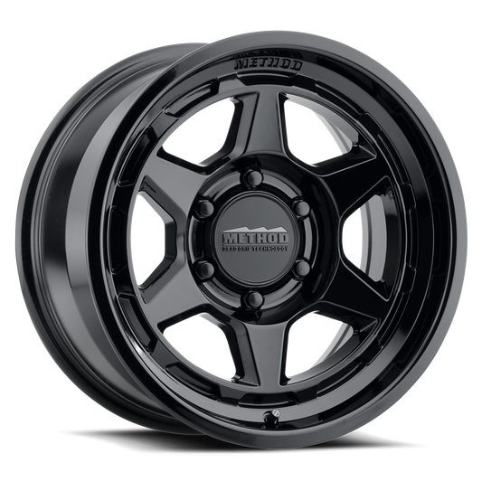Method MR708 Gloss Black | 17x8.5" +25mm | 6x5.5mm Wheel