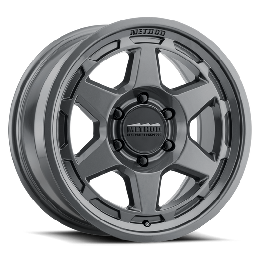 Method MR708-HD Gloss Titanium | 18x9" +30mm | 5x120mm Wheel