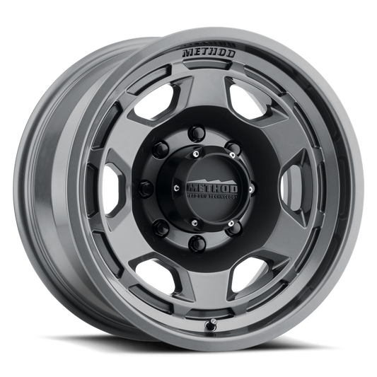(set of 4) Method MR708 Gloss Titanium | 17x9" -38mm | 8x170mm Wheel
