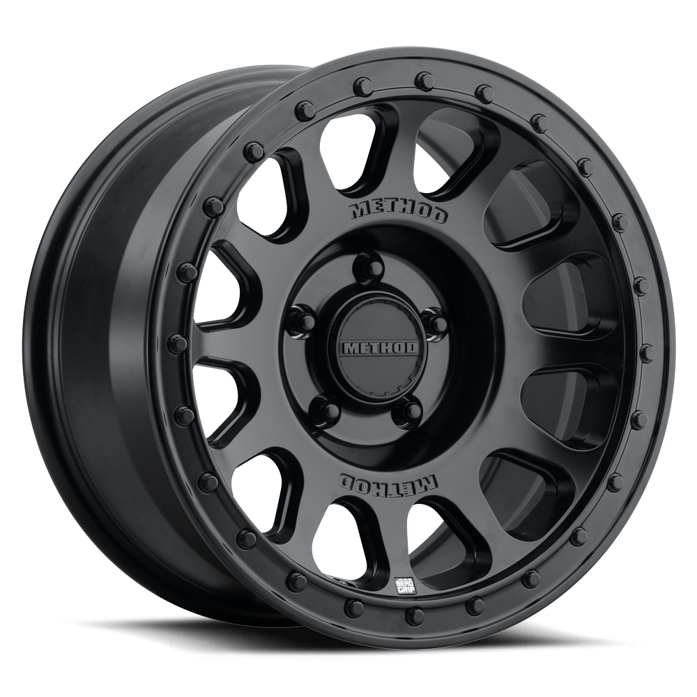 (set of 4) Method MR709-HD Matte Black | 17x8.5" +0mm | 5x5in Wheel