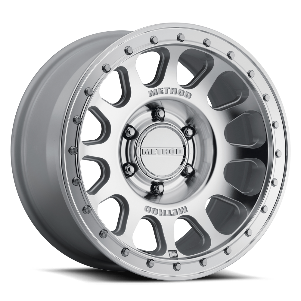 (set of 4) Method MR709-HD Machined | 17x8.5" +0mm | 6x5.5in Wheel