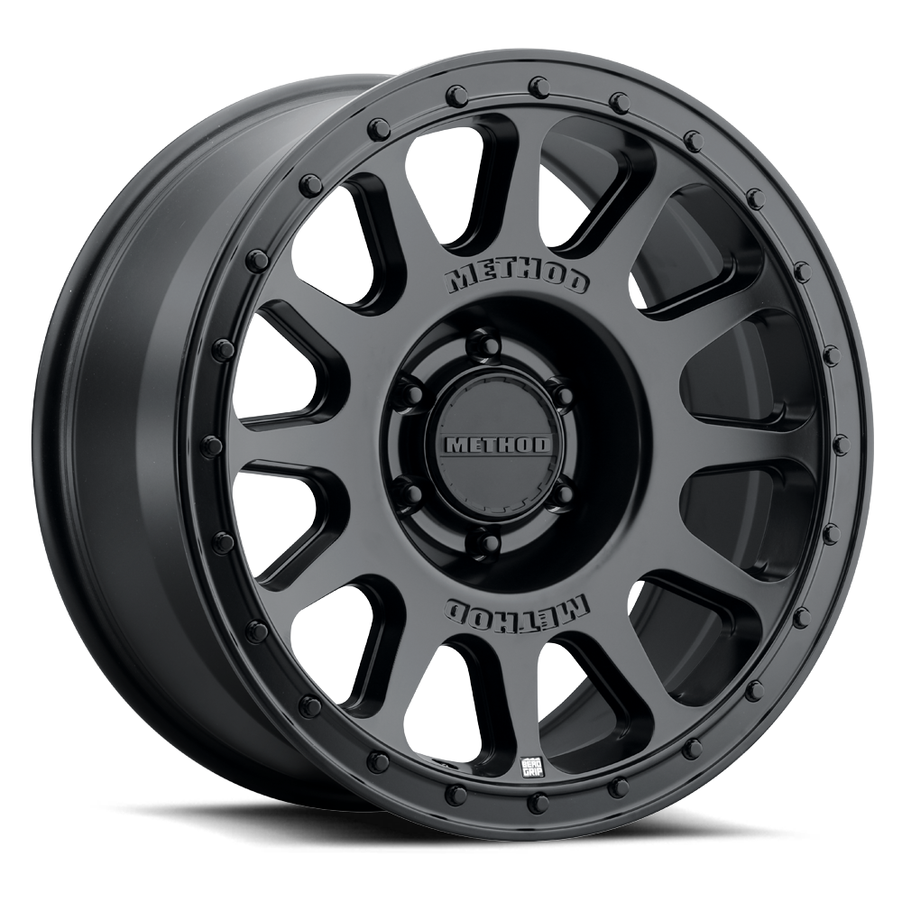 (set of 4) Method MR709-HD Matte Black | 20x9" +12mm | 6x135mm Wheel