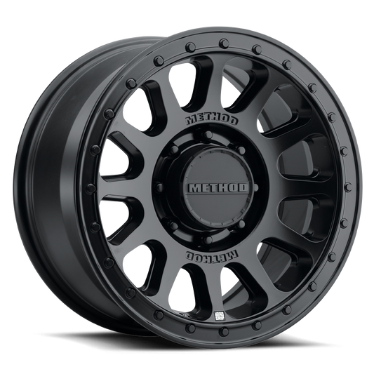 (set of 4) Method MR709-HD Matte Black | 18x9" +12mm | 8x170mm Wheel