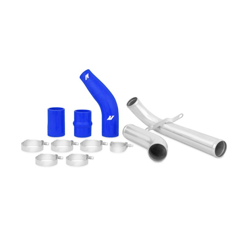 Mishimoto 08+ Mitsubishi Lancer Evolution X Blue Upper Intercooler Pipe Kit | Mitsubishi Lancer X (CY) / Mazda CX - 7 / Buick Regal (MMICP - EVO - 10UBL) - WheelFlip