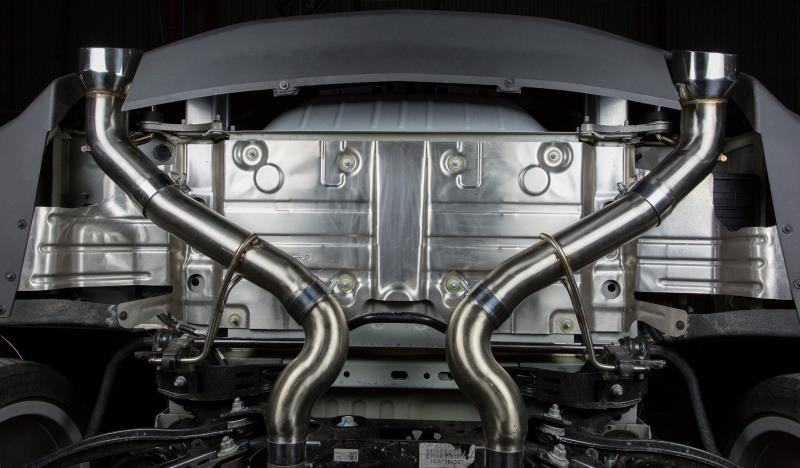 Mishimoto Dual-Tip Race Axle-Back | 2016+ Chevrolet Camaro 2.0T (MMEXH-CAM4-16ADTR)
