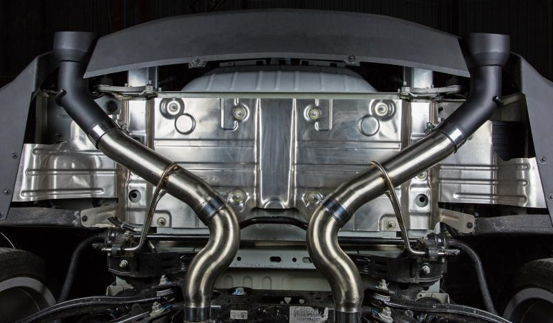 Mishimoto Dual-Tip Race Axle-Back | 2016+ Chevrolet Camaro 2.0T (MMEXH-CAM4-16ADTR)