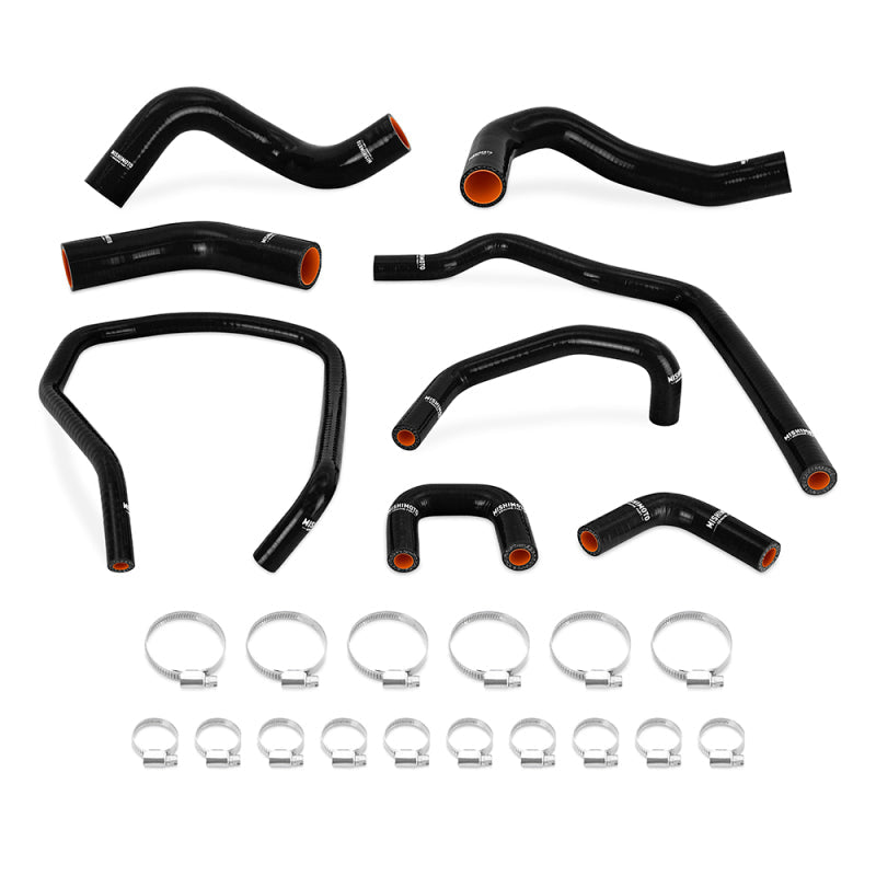 Mishimoto 2004 - 2010 Infiniti QX56 / 2004 - 2015 Nissan Titan / 2004 - 2016 Nissan Armada Silicone Coolant Hose Kit | MMHOSE - TTN - 04BK (MMHOSE - TTN - 04BK) - WheelFlip