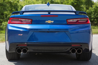 Mishimoto Quad-Tip Race Axle-Back | 2016+ Chevrolet Camaro SS (MMEXH-CAM8-16AQTR)