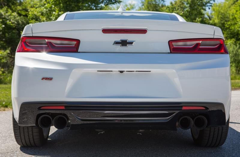 Mishimoto Quad-Tip Race Axle-Back | 2016+ Chevrolet Camaro 2.0T (MMEXH-CAM4-16AQTR)