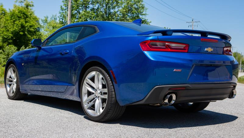 Mishimoto Dual-Tip Race Axle-Back | 2016+ Chevrolet Camaro SS (MMEXH-CAM8-16ADTR)