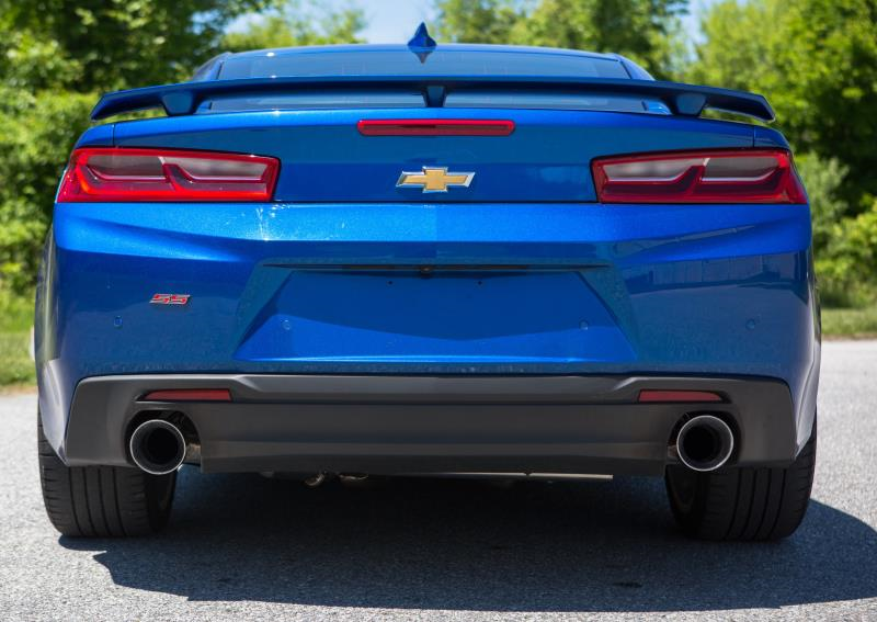 Mishimoto Dual-Tip Race Axle-Back | 2016+ Chevrolet Camaro SS (MMEXH-CAM8-16ADTR)