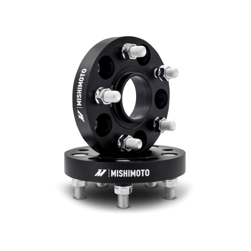 Mishimoto 5X120 25MM Wheel Spacers | Honda Odyssey (05 - 22), Ridgeline, Acura MDX, Pilot, ZDX, TL, ILX, RLX, Civic (05 - 22), Odyssey RL, RDX (MMWS - 013 - 250BK) - WheelFlip