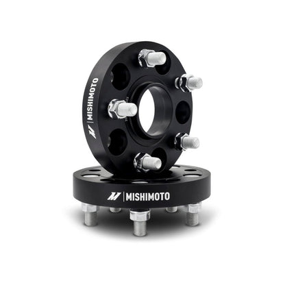 Mishimoto 5X120 25MM Wheel Spacers | Honda Odyssey (05 - 22), Ridgeline, Acura MDX, Pilot, ZDX, TL, ILX, RLX, Civic (05 - 22), Odyssey RL, RDX (MMWS - 013 - 250BK) - WheelFlip