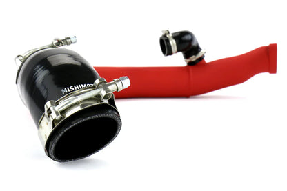 Mishimoto Charge Pipe Kit Hot Side Red | 2015-2018 Subaru WRX (MMICP-WRX-15WRD)